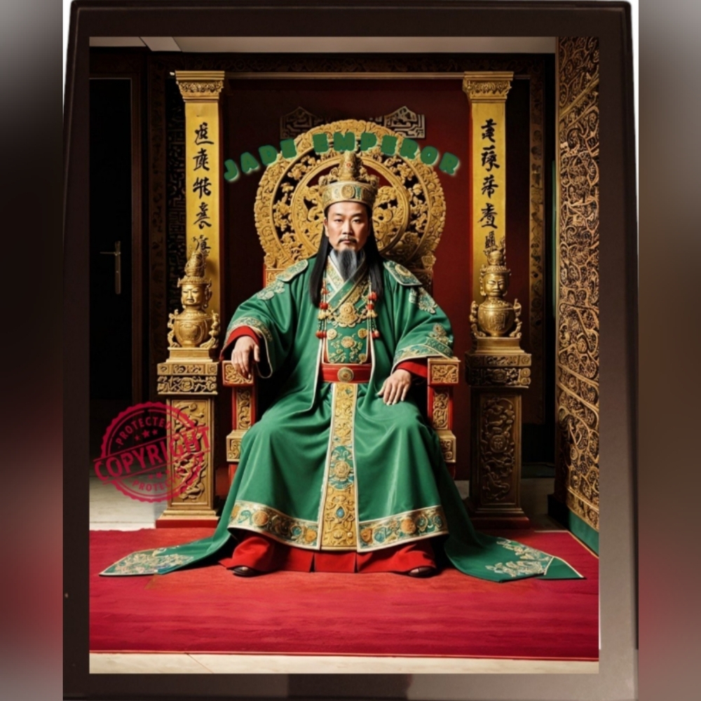 Jade Emperor In A Frame 8x10 Picture AI Print